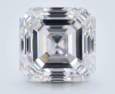 5.53ct D VVS2 Very Good Cut Asscher Lab Grown Diamond