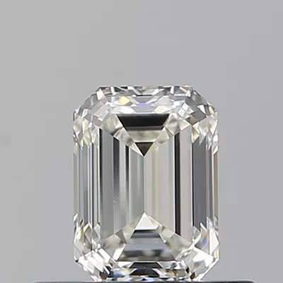 0.51ct J VVS2 Excellent Cut Emerald Diamond