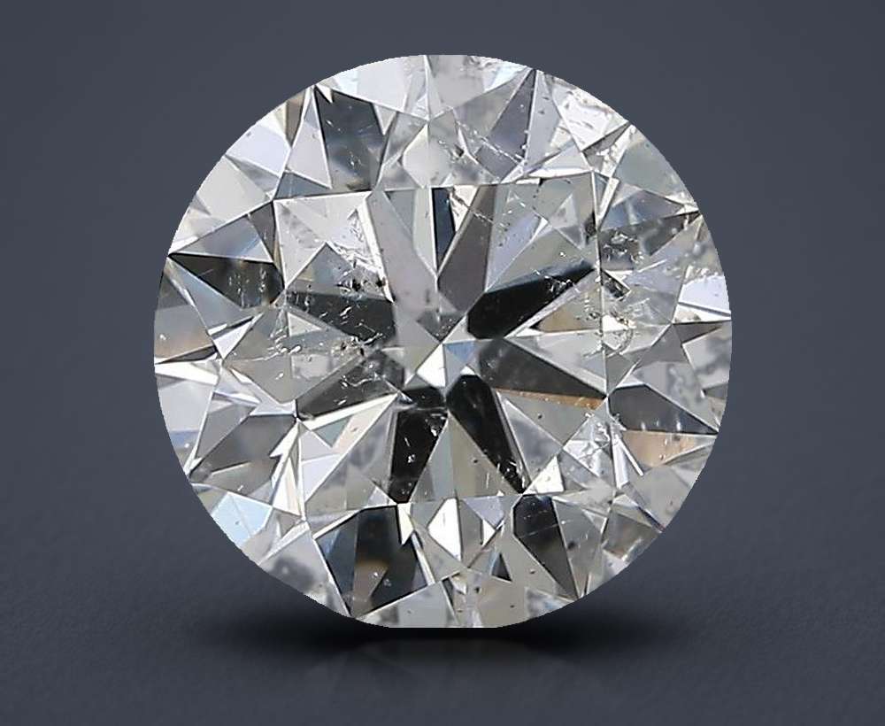 2.86ct G SI2 Excellent Cut Round Diamond