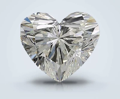 3.01ct J SI1 Rare Carat Ideal Cut Heart Diamond