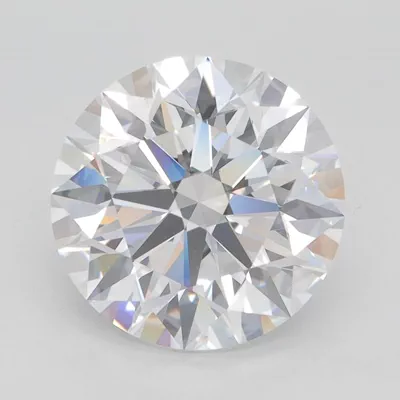4.01ct D VVS2 Rare Carat Ideal Cut Round Lab Grown Diamond