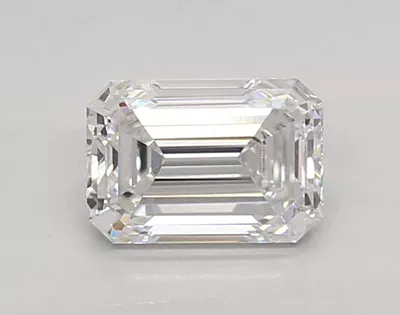 0.89ct D VVS2 Excellent Cut Emerald Lab Grown Diamond