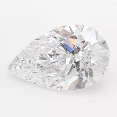 1.37ct D VVS1 Rare Carat Ideal Cut Pear Lab Grown Diamond