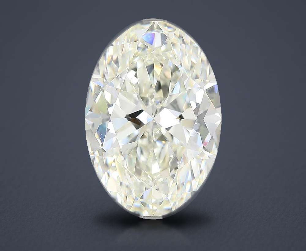 7.01ct I VVS1 Rare Carat Ideal Cut Oval Diamond