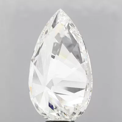 15.05ct F VS1 Rare Carat Ideal Cut Pear Lab Grown Diamond