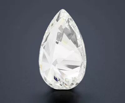 15.05ct F VS1 Rare Carat Ideal Cut Pear Lab Grown Diamond