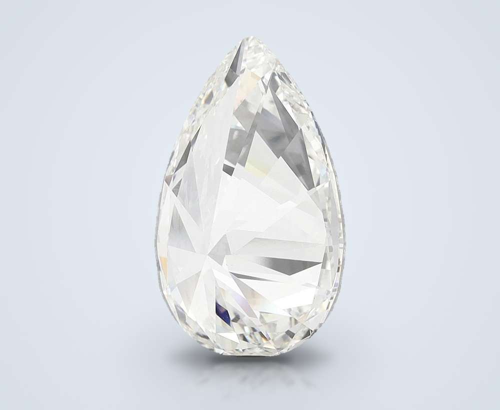 15.05ct F VS1 Rare Carat Ideal Cut Pear Lab Grown Diamond