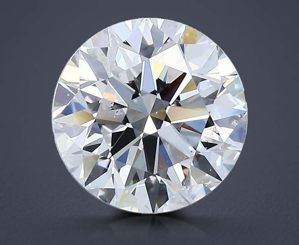 2.20ct D SI1 Rare Carat Ideal Cut Round Diamond