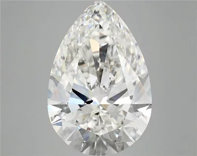 10.20ct G VVS2 Rare Carat Ideal Cut Pear Lab Grown Diamond
