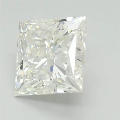 4.04ct F VS1 Rare Carat Ideal Cut Princess Lab Grown Diamond