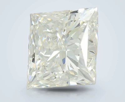 4.04ct F VS1 Rare Carat Ideal Cut Princess Lab Grown Diamond