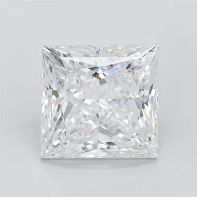 1.74ct D VVS1 Rare Carat Ideal Cut Princess Lab Grown Diamond