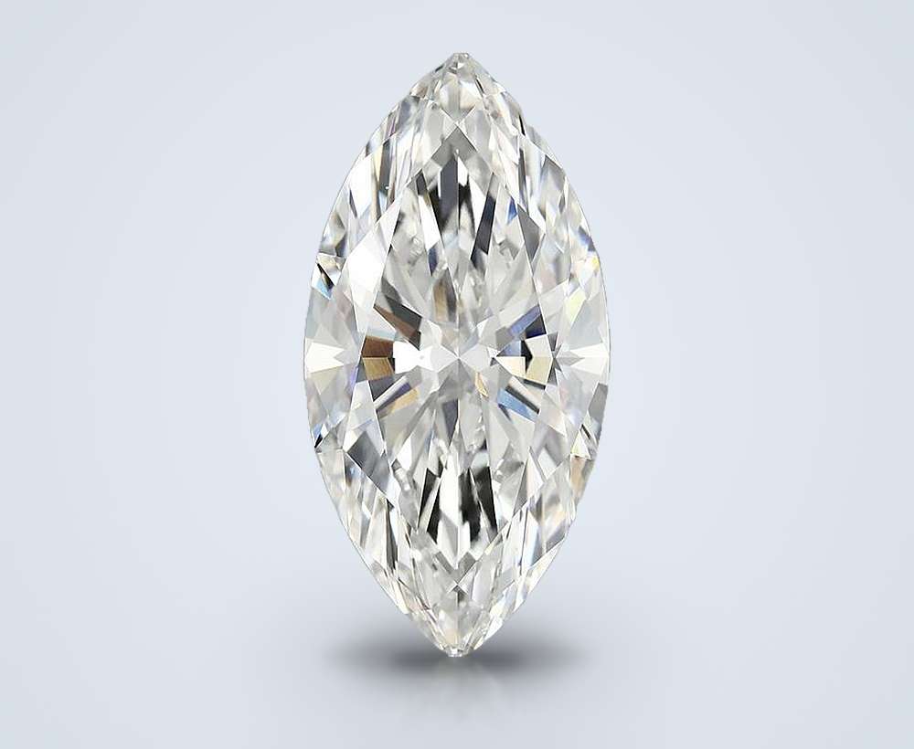 12.24ct F VVS2 Rare Carat Ideal Cut Marquise Lab Grown Diamond
