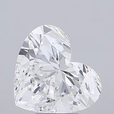 5.28ct E VVS2 Rare Carat Ideal Cut Heart Lab Grown Diamond