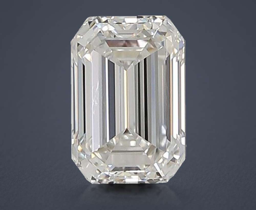 1.33ct D VVS2 Rare Carat Ideal Cut Emerald Lab Grown Diamond