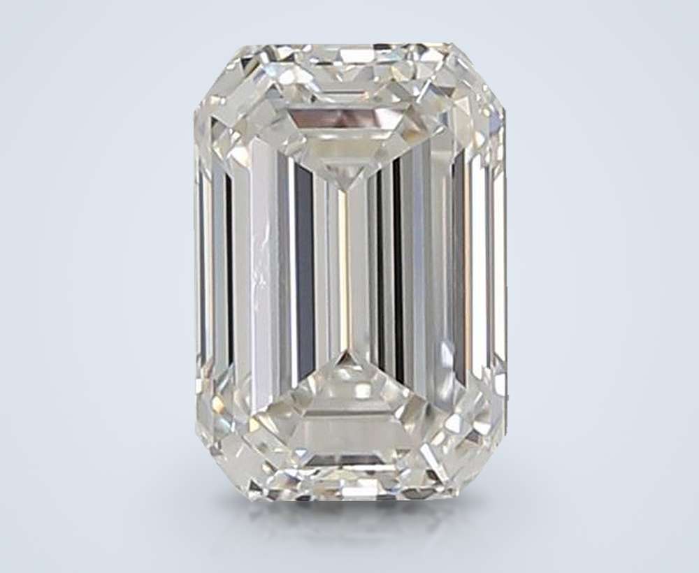 1.33ct D VVS2 Rare Carat Ideal Cut Emerald Lab Grown Diamond