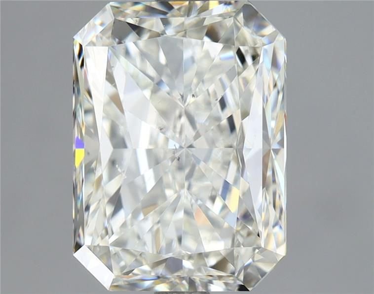 3.01ct H SI1 Rare Carat Ideal Cut Radiant Diamond