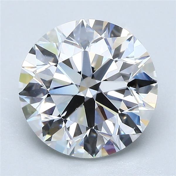 2.70ct F VS2 Excellent Cut Round Diamond