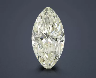 3.02ct K SI2 Rare Carat Ideal Cut Marquise Diamond