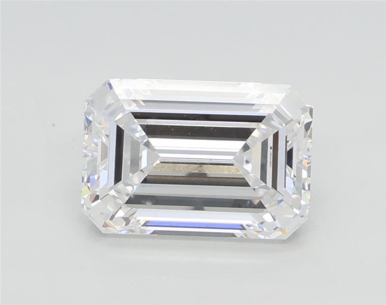 1.50ct D VS2 Rare Carat Ideal Cut Emerald Lab Grown Diamond