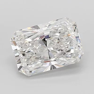 4.05ct F VS1 Rare Carat Ideal Cut Radiant Lab Grown Diamond