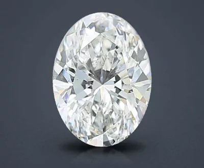1.56ct E VS2 Rare Carat Ideal Cut Oval Lab Grown Diamond