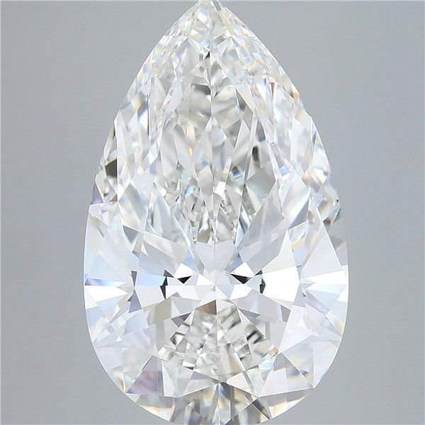 10.01ct G VVS2 Rare Carat Ideal Cut Pear Lab Grown Diamond