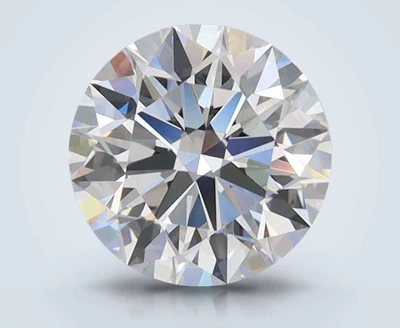 1.52ct E FL Rare Carat Ideal Cut Round Lab Grown Diamond