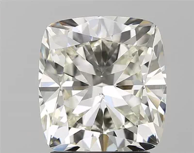 2.52ct K SI1 Rare Carat Ideal Cut Cushion Diamond