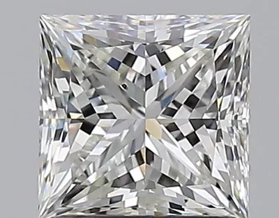 1.27ct I SI1 Rare Carat Ideal Cut Princess Diamond