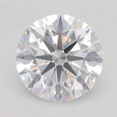 4.10ct D VVS1 Rare Carat Ideal Cut Round Lab Grown Diamond