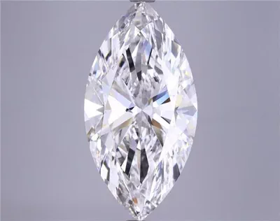 5.31ct F VS2 Rare Carat Ideal Cut Marquise Lab Grown Diamond