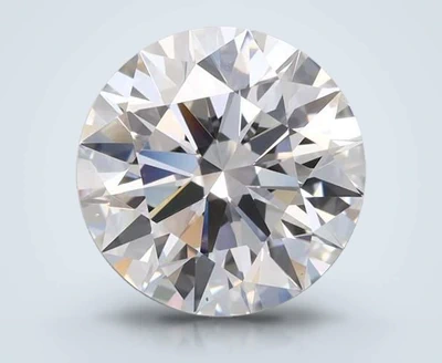 2.21ct E VVS2 Rare Carat Ideal Cut Round Lab Grown Diamond