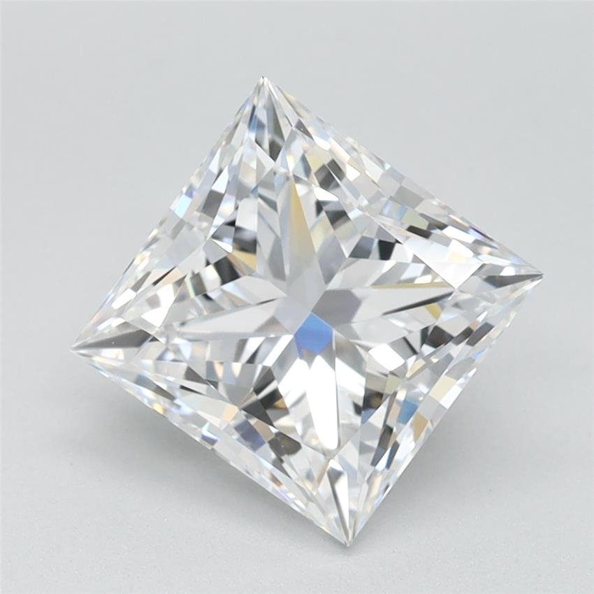 2.06ct D VVS1 Rare Carat Ideal Cut Princess Lab Grown Diamond