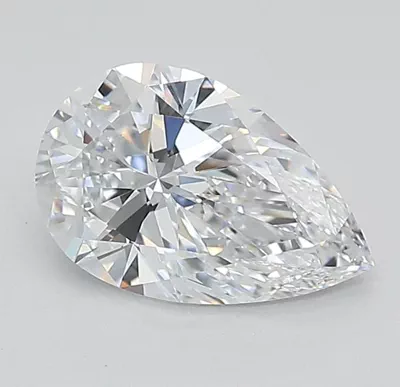 1.15ct D VVS1 Rare Carat Ideal Cut Pear Lab Grown Diamond