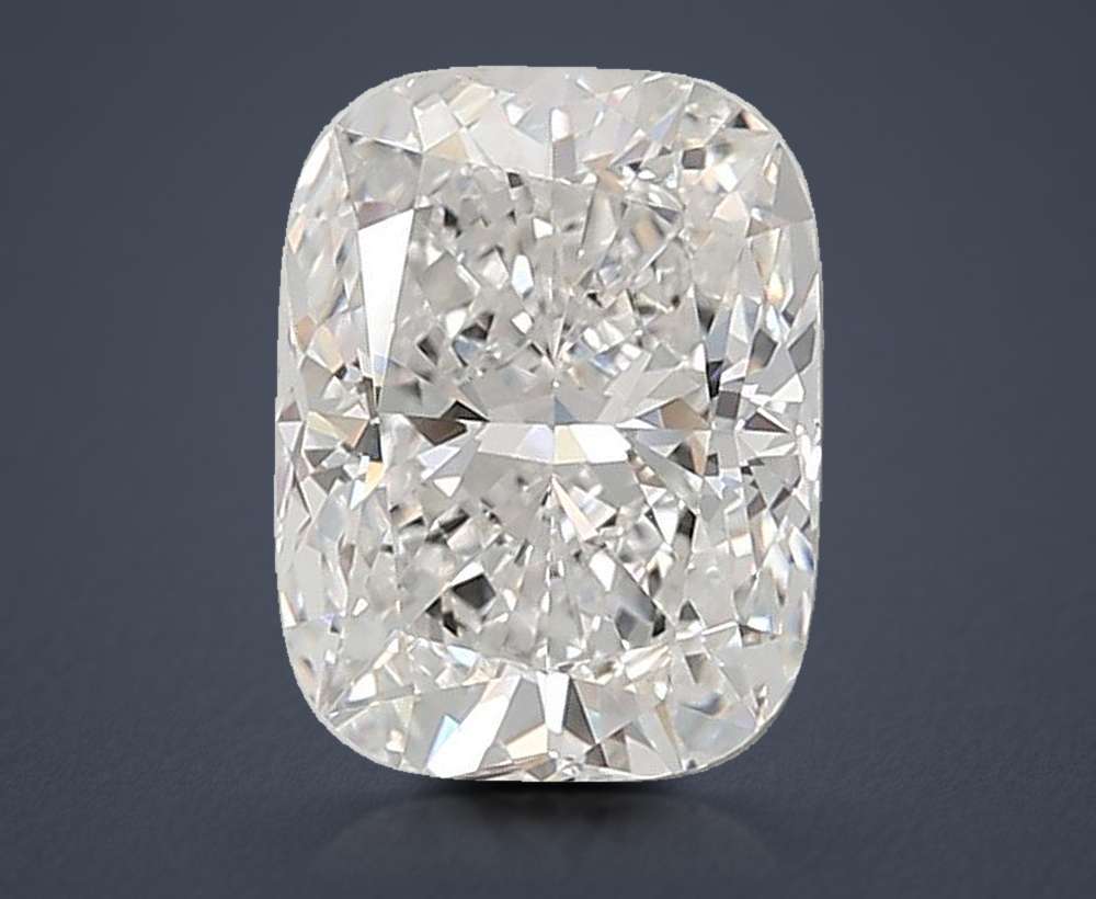 3.55ct E VVS2 Rare Carat Ideal Cut Cushion Lab Grown Diamond
