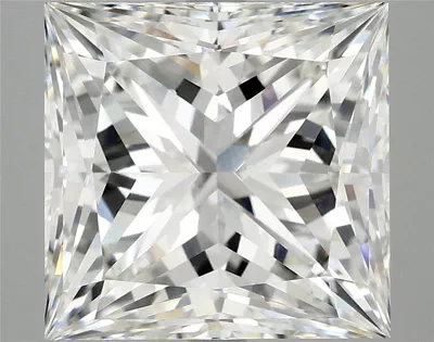 7.04ct G VVS2 Rare Carat Ideal Cut Princess Lab Grown Diamond