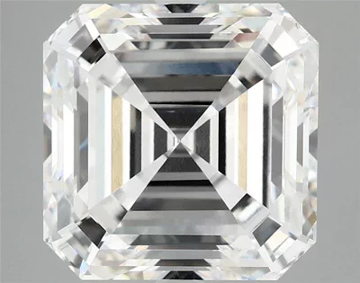 7.01ct E VVS2 Rare Carat Ideal Cut Asscher Lab Grown Diamond