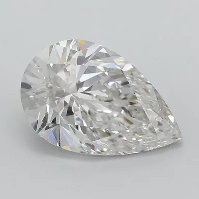 3.02ct G VS1 Rare Carat Ideal Cut Pear Lab Grown Diamond