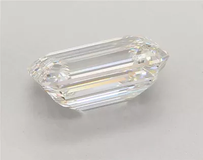 5.05ct G VVS2 Rare Carat Ideal Cut Emerald Lab Grown Diamond