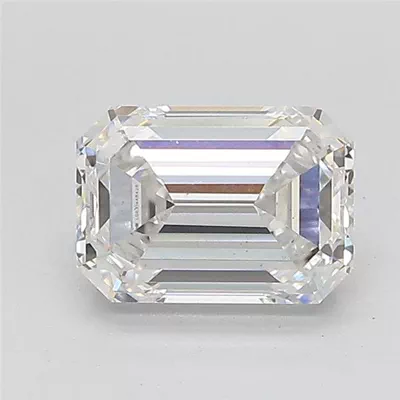 1.64ct E VS2 Excellent Cut Emerald Lab Grown Diamond