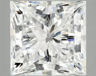 7.71ct F VVS2 Rare Carat Ideal Cut Princess Lab Grown Diamond