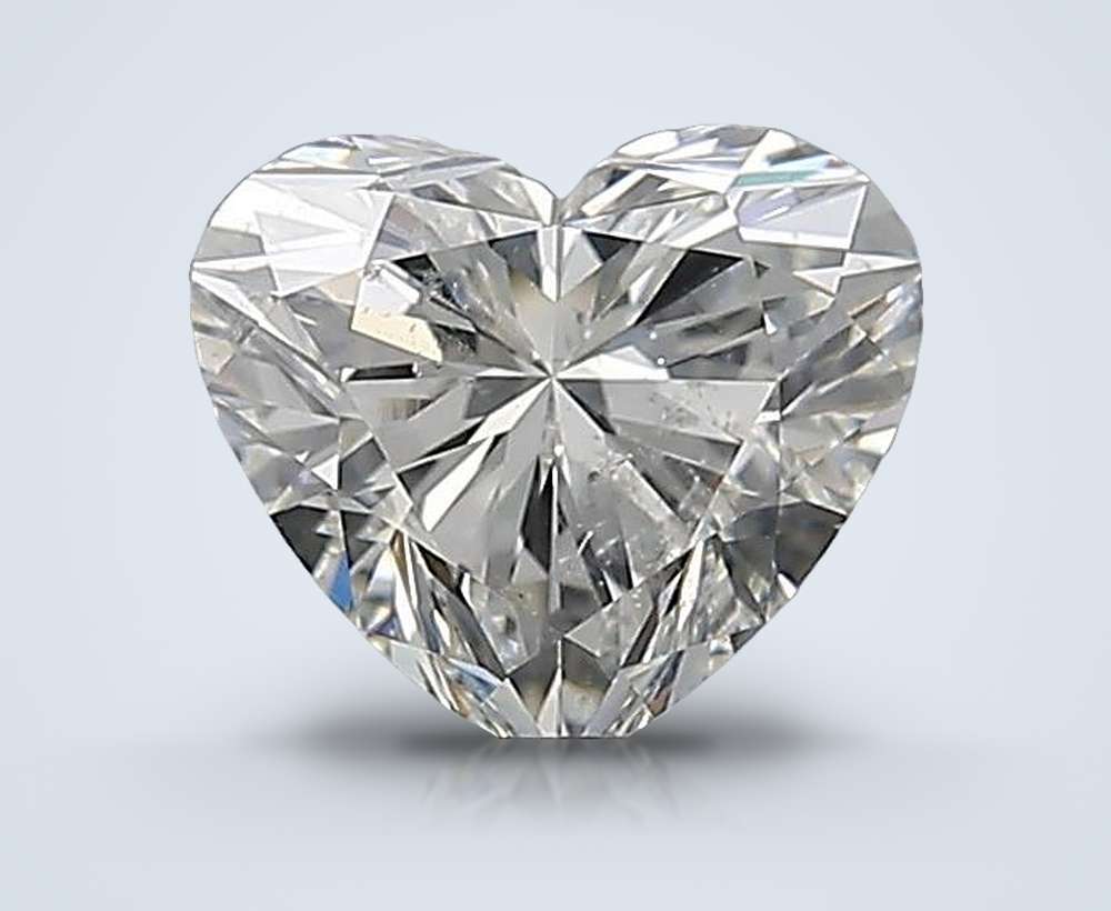 1.01ct I SI2 Rare Carat Ideal Cut Heart Diamond