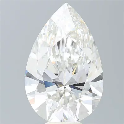 10.09ct G VVS2 Rare Carat Ideal Cut Pear Lab Grown Diamond