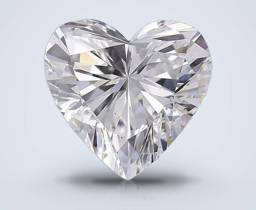 1.08ct D VS1 Good Cut Heart Lab Grown Diamond