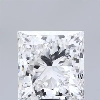 15.02ct E VS1 Rare Carat Ideal Cut Princess Lab Grown Diamond