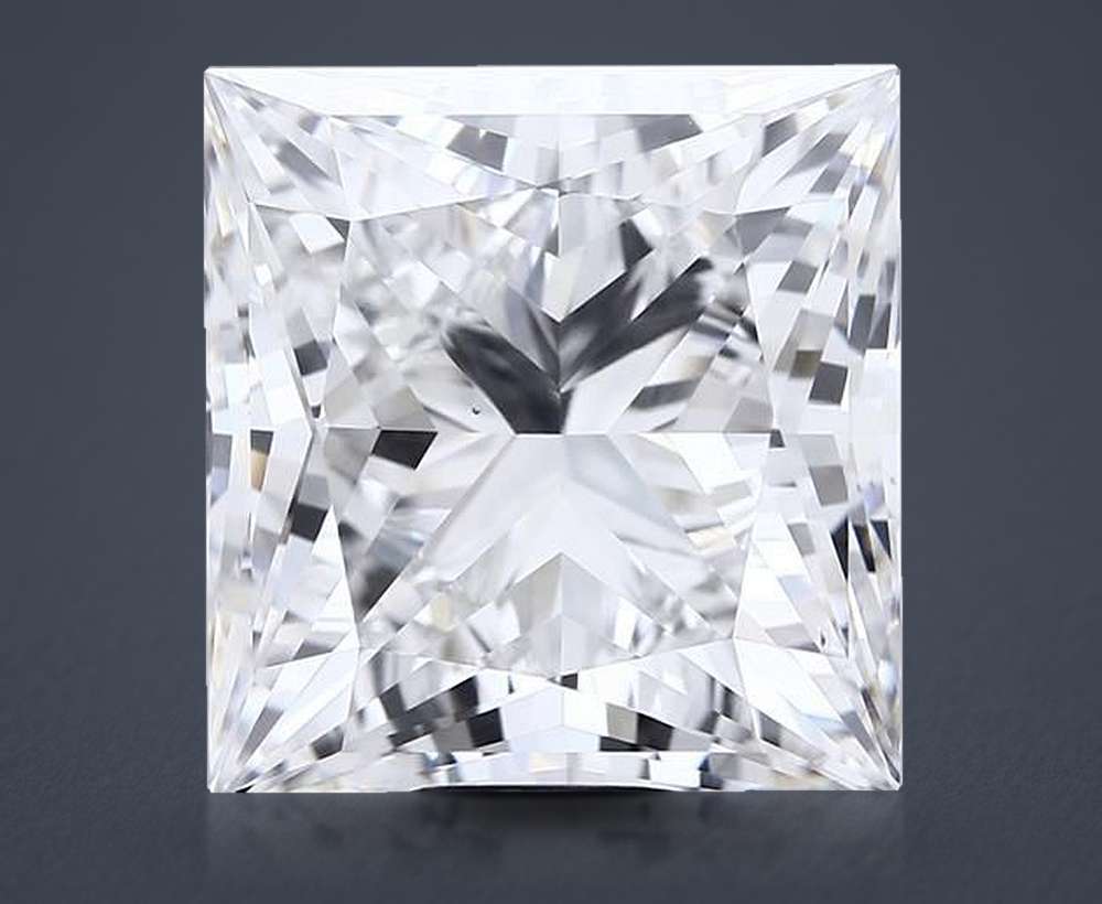 15.02ct E VS1 Rare Carat Ideal Cut Princess Lab Grown Diamond