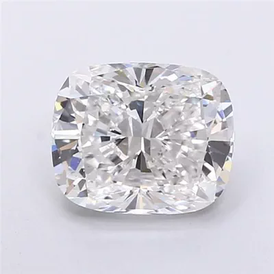 4.03ct F VS1 Rare Carat Ideal Cut Cushion Lab Grown Diamond