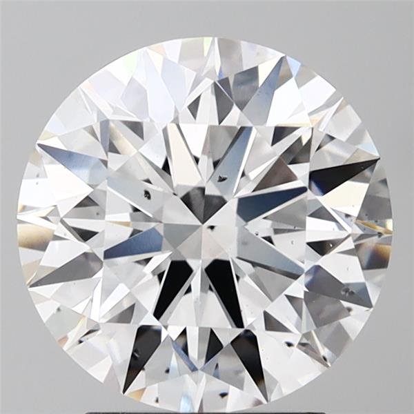 2.96ct F SI1 Rare Carat Ideal Cut Round Lab Grown Diamond