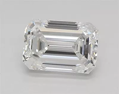 0.80ct D VVS2 Excellent Cut Emerald Lab Grown Diamond
